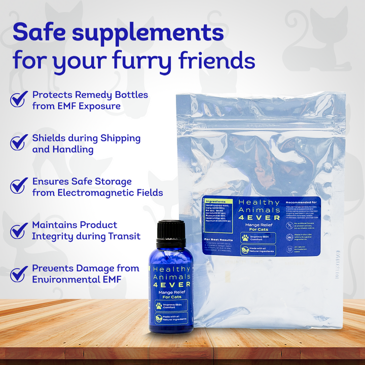 Mange Remedy for Cats - Natural Support for Itchiness, Scabs, & Hair Loss Caused by Mites