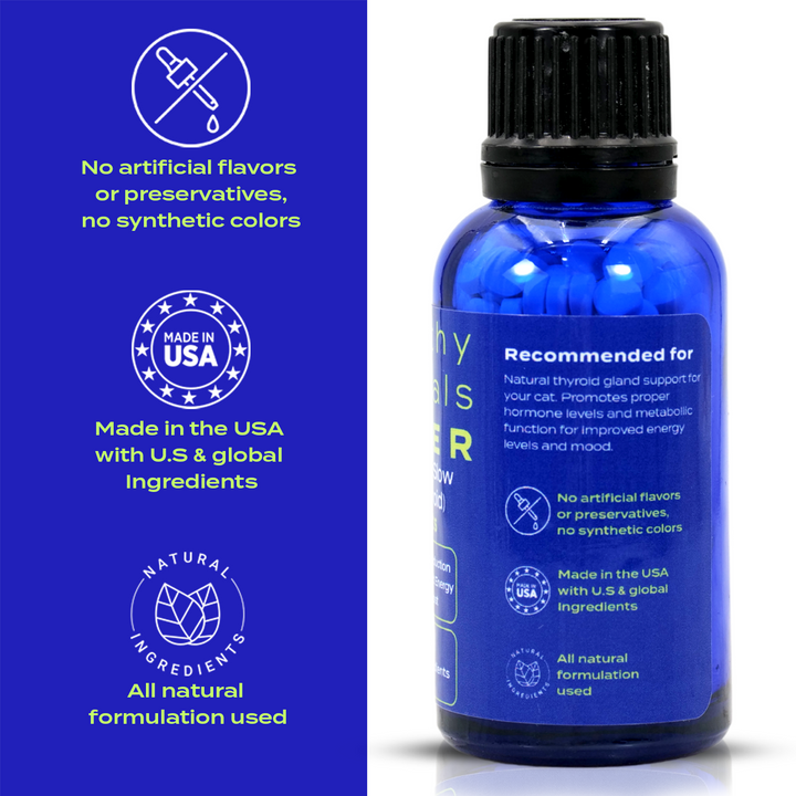 Natural Hypothyroidism Support Formula for Cats, 30-Day Supply