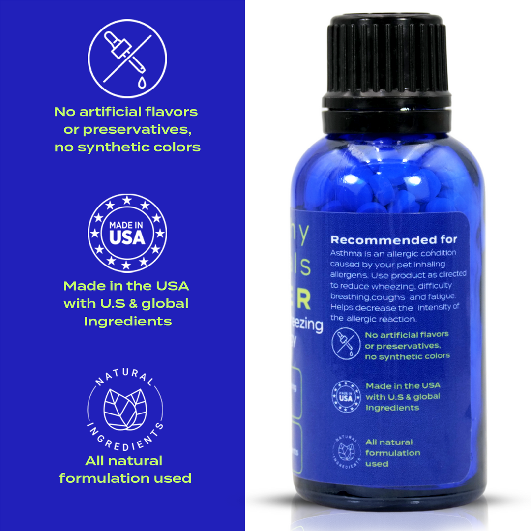 Sneezing and Wheezing Due to Allergy Formula for Cats, 30-Day Supply