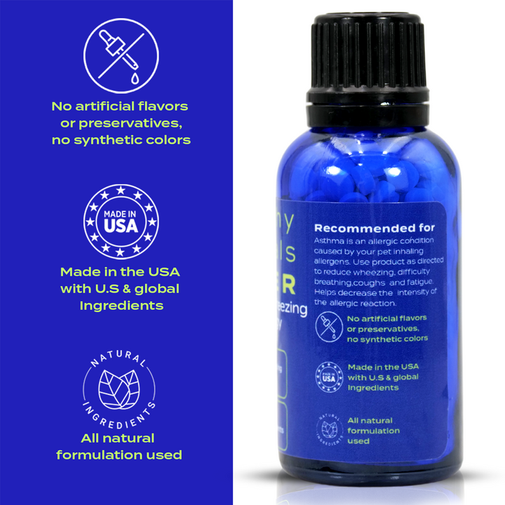 Sneezing and Wheezing Due to Allergy Formula for Cats, 30-Day Supply