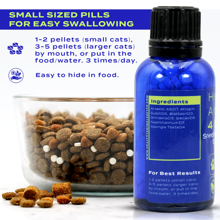Sneezing and Wheezing Due to Allergy Formula for Cats, 30-Day Supply