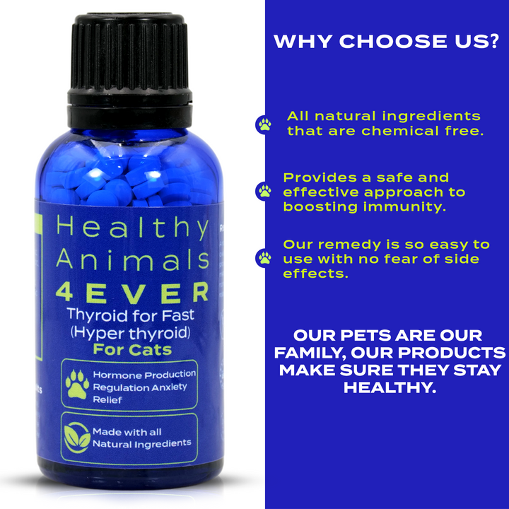 Natural Hyperthyroidism Support Formula for Cats, 30-Day Supply