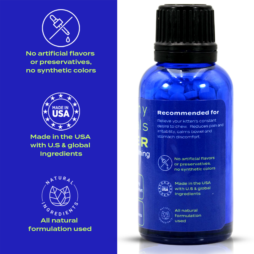 Teething Relief & Calming Formula for Cats, 30-Day Supply
