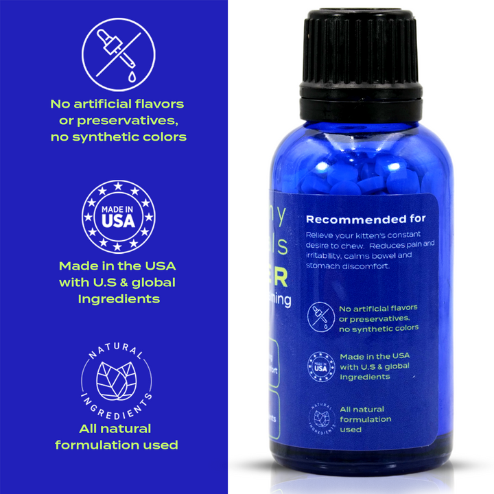 Teething Relief & Calming Formula for Cats, 30-Day Supply