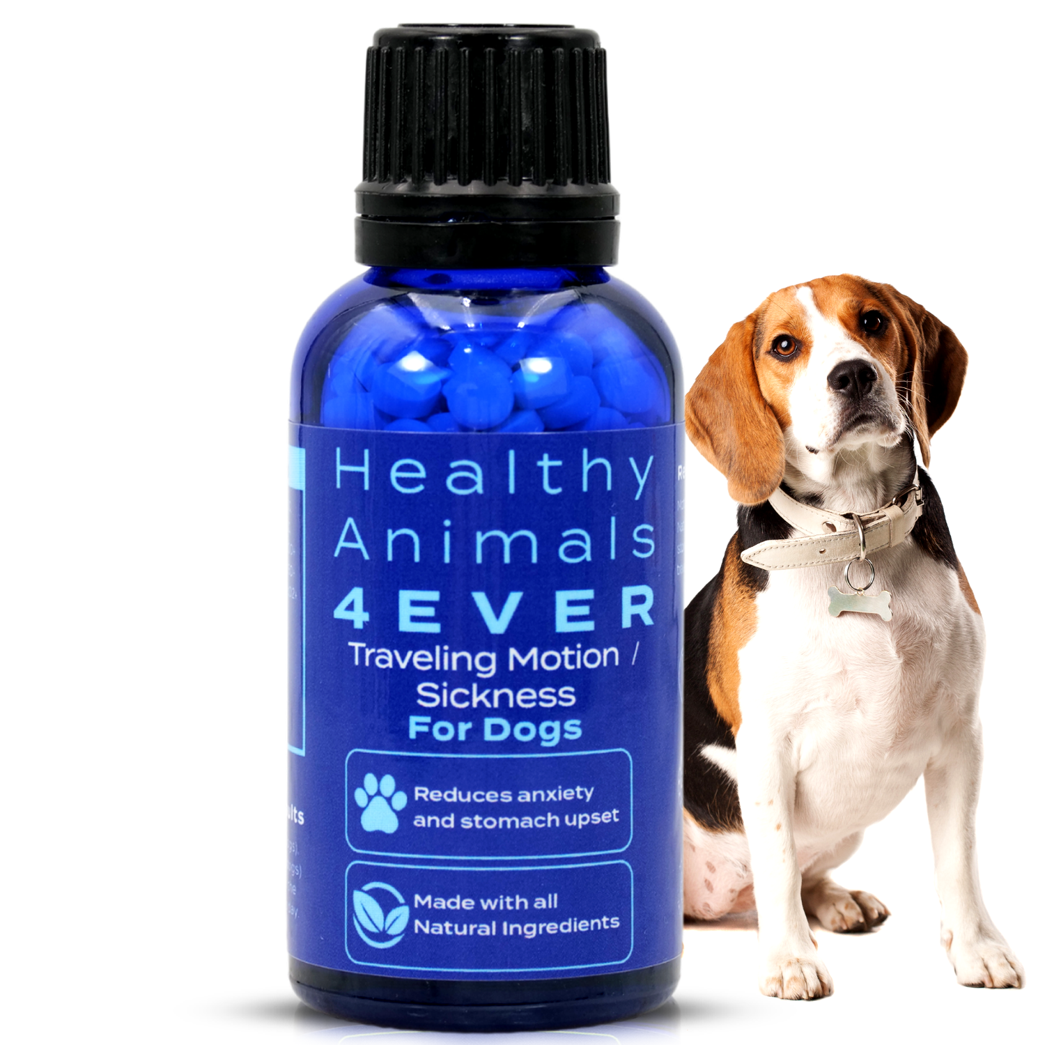 Image showcasing Traveling/Motion Sickness Support Formula for Dogs, 30-Day Supply ...