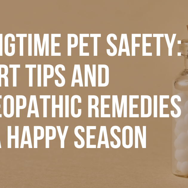 Springtime Pet Safety: Expert Tips and Homeopathic Remedies for a Happy Season