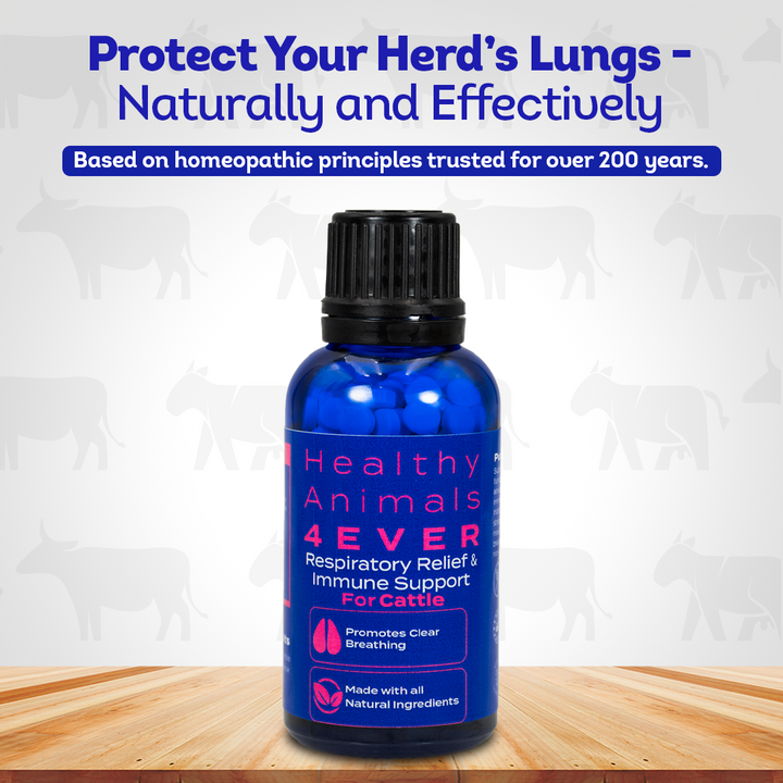 Cattle Respiratory Relief & Immune Support - Clears Airways, Promotes Recovery & Strengthens The Immune System - Natural, Non-Drowsy Formula - 300+ Tablets