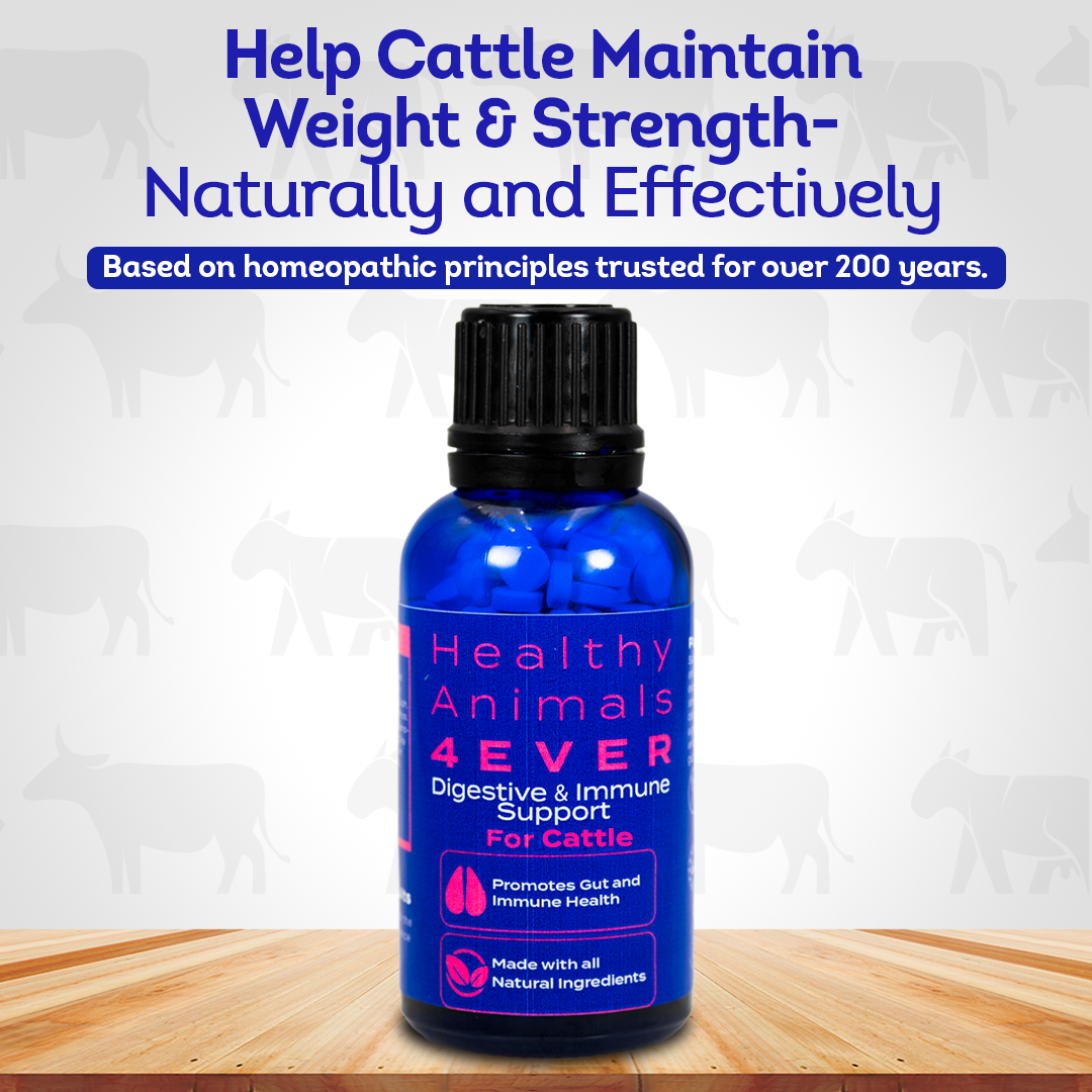Johne’s Disease Support for Cattle - Digestive & Immune Supplement - Helpful for Diarrhea and Weight Loss - Safe, Gentle, Natural Formula - 300+ Tablets