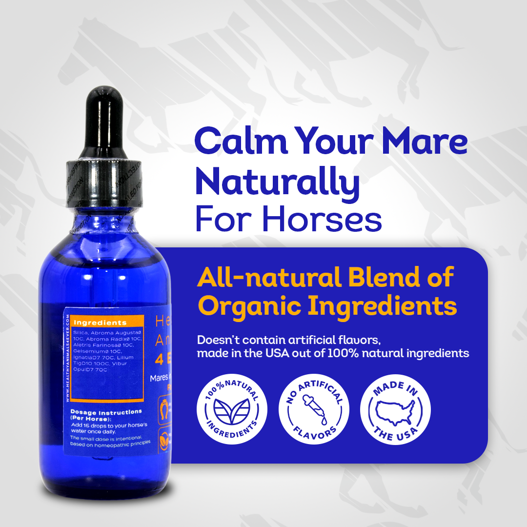 Mares in Heat Support - Angry and Agitated Horses (Liquid)