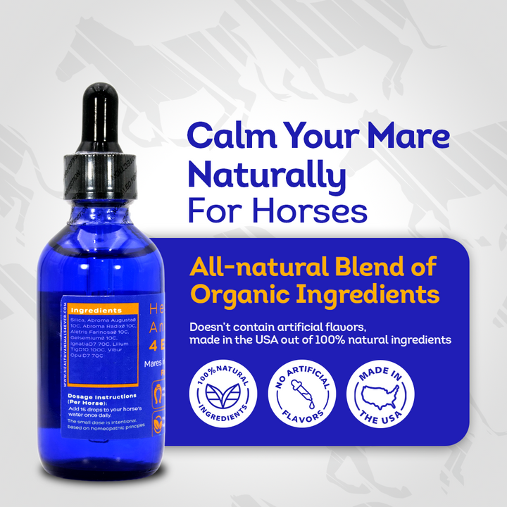 Mares in Heat Support - Angry and Agitated Horses (Liquid)