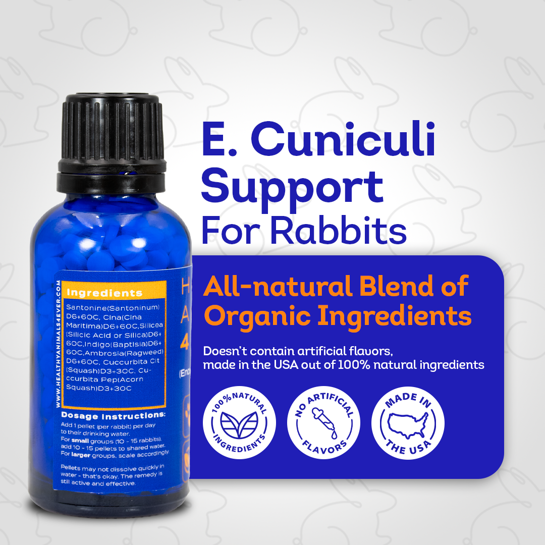 E. cuniculi (Encephalitozoon cuniculi) Remedy for Rabbits