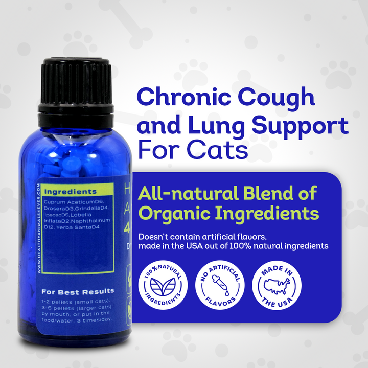 Dry or Wet Cough Formula for Cats, 30-Day Supply