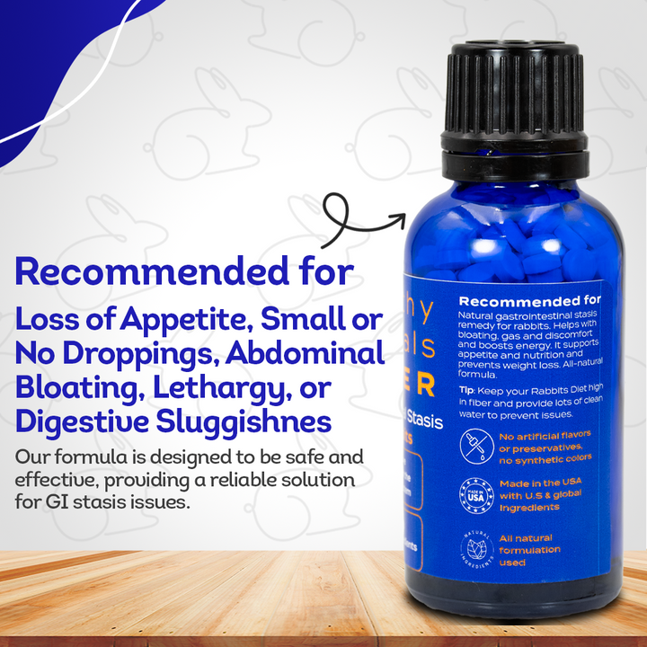 Gastrointestinal Stasis Relief for Rabbits