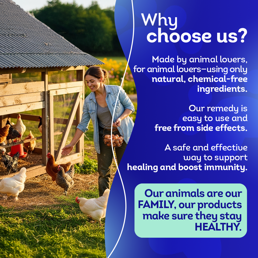 Chicken Respiratory Support Supplement - Effective Breathing Aid for Chickens - Highly Effective Homeopathic Formula - 300 Tablets