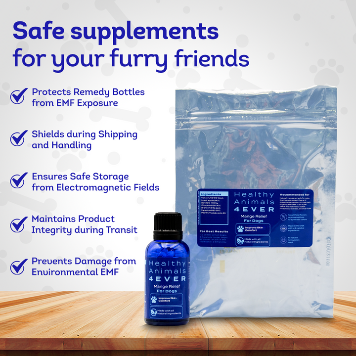 Mange Relief for Dogs - Treatment for Itchiness, Scabs, & Hair Loss Caused by Mites