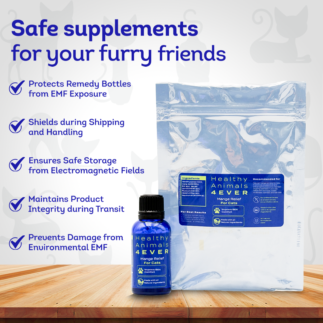 Mange Remedy for Cats - Natural Support for Itchiness, Scabs, & Hair Loss Caused by Mites
