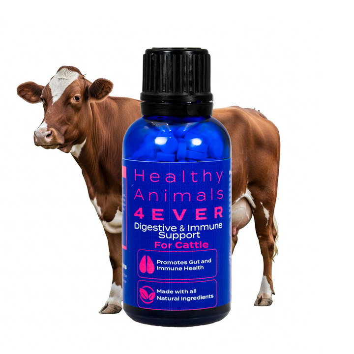 Johne’s Disease Support for Cattle - Digestive & Immune Supplement - Helpful for Diarrhea and Weight Loss - Safe, Gentle, Natural Formula - 300+ Tablets