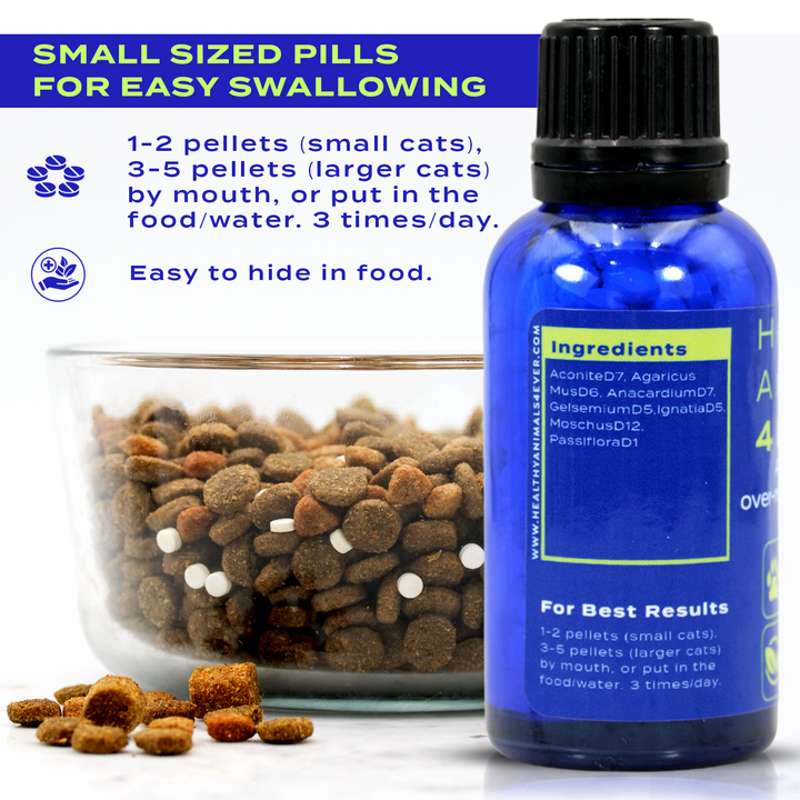 Anxiety and Over-Reaction from Fear Formula for Cats, 300 Pellets, 30-Day Supply