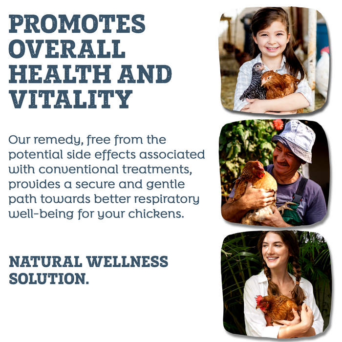 HEALTHYANIMALS4EVER ALL-NATURAL CHICKEN RESPIRATORY SUPPORT Triple Pack- Save 30%