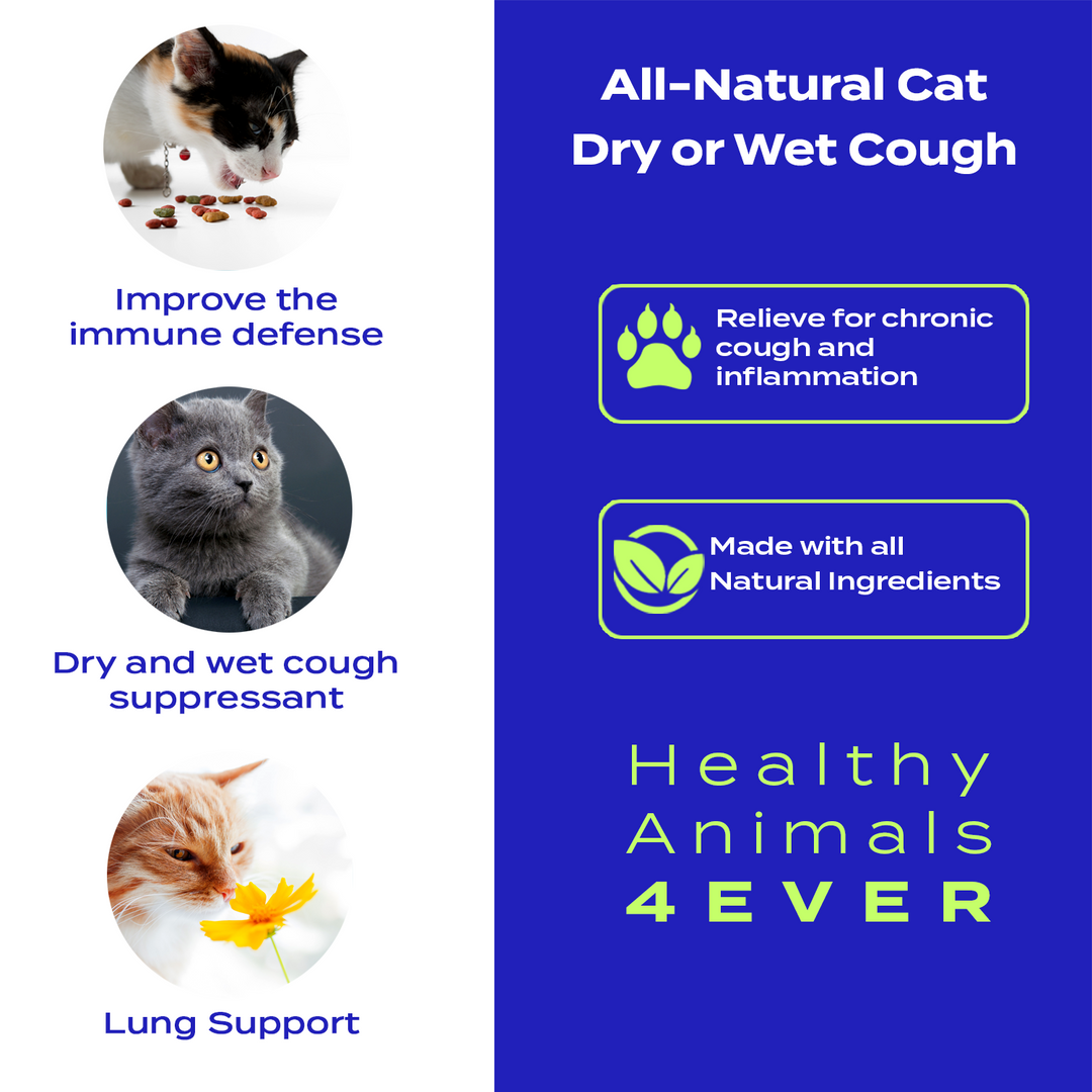 Dry or Wet Cough Formula for Cats, 300 Tablets, 30-Day Supply