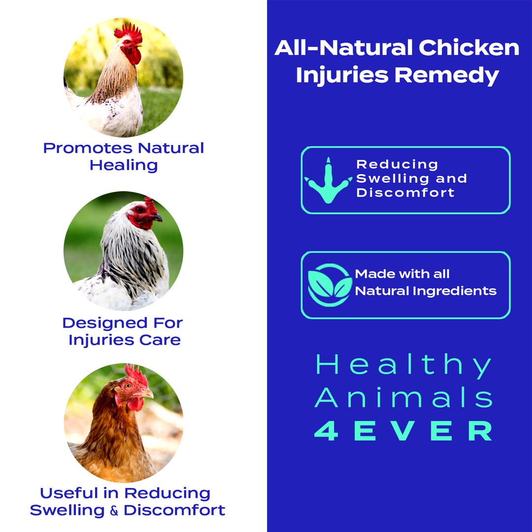 HEALTHYANIMALS4EVER ALL-NATURAL CHICKEN INJURY SUPPORT (Liquid)