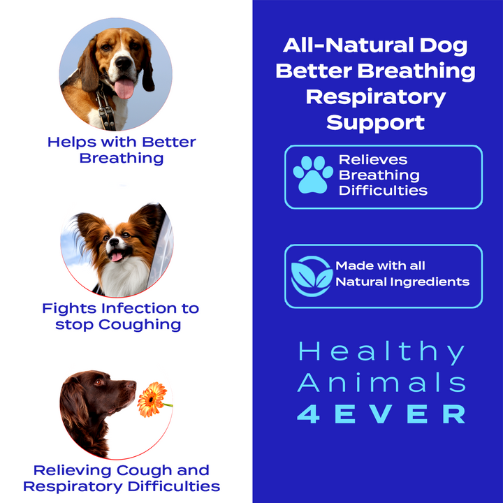 Better Breathing Respiratory Support Formula for Dogs, 300 Pellets, 30-Day Supply