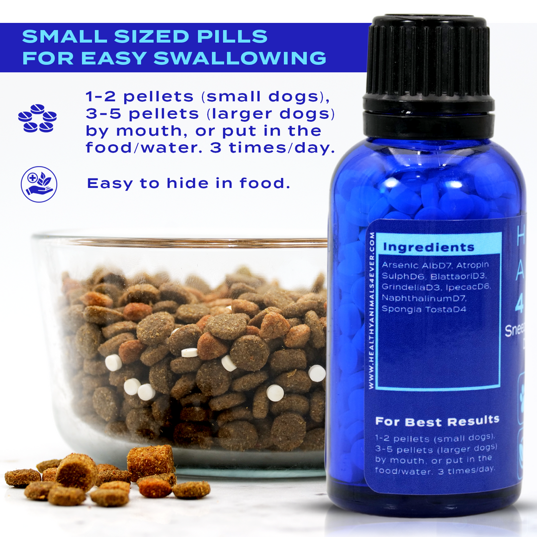 Sneezing and Wheezing Due to Allergy Formula for Dogs, 300 Tablets, 30-Day Supply