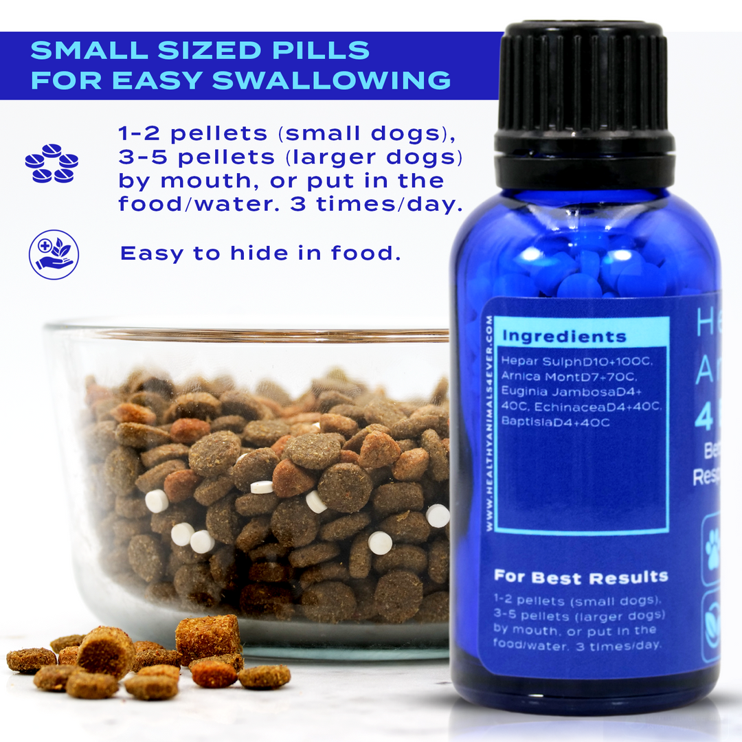 Better Breathing Respiratory Support Formula for Dogs, 300 Pellets, 30-Day Supply