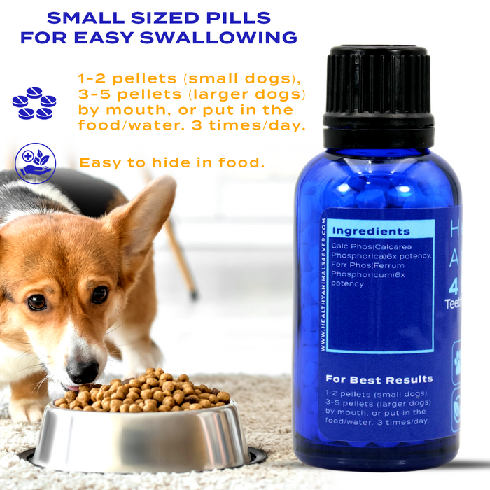 Teething Relief & Calming Formula for Dogs, 300 Pellets Six Pack- Save 50%