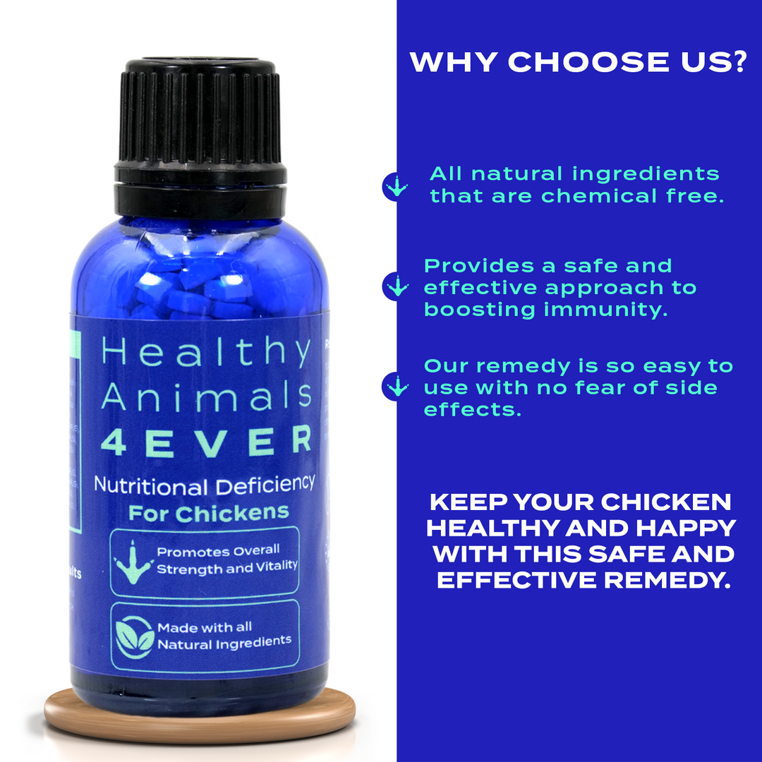 HEALTHYANIMALS4EVER ALL-NATURAL CHICKEN NUTRITIONAL DEFICIENCY SUPPLEMENT Six Pack- Save 50%