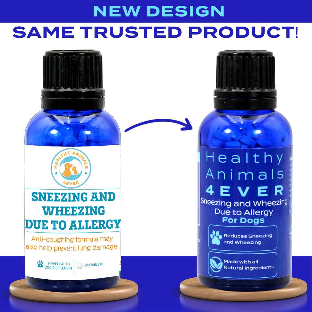 Sneezing and Wheezing Due to Allergy Formula for Dogs, 300 Tablets, 30-Day Supply