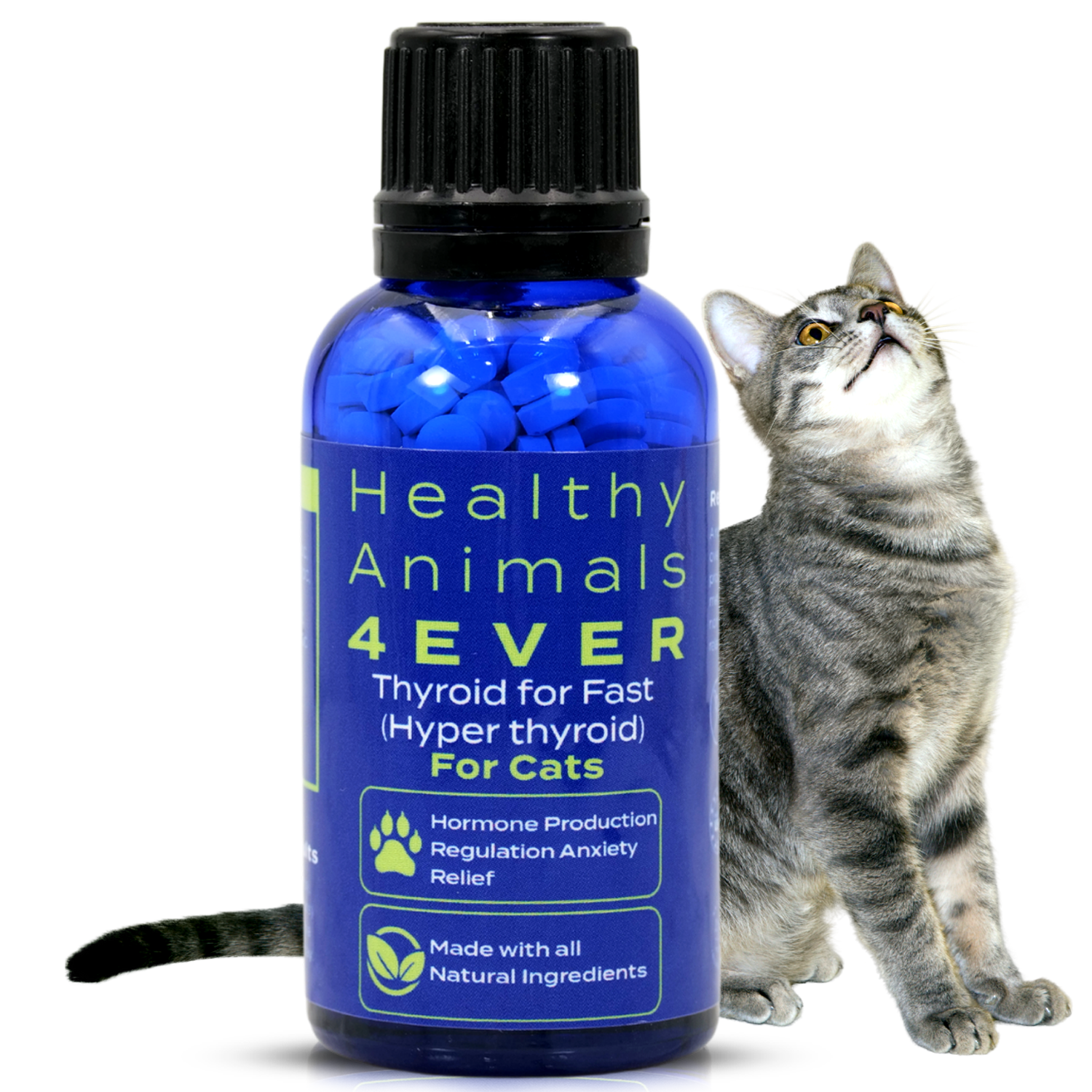 Natural Hyperthyroidism Support Formula for Cats