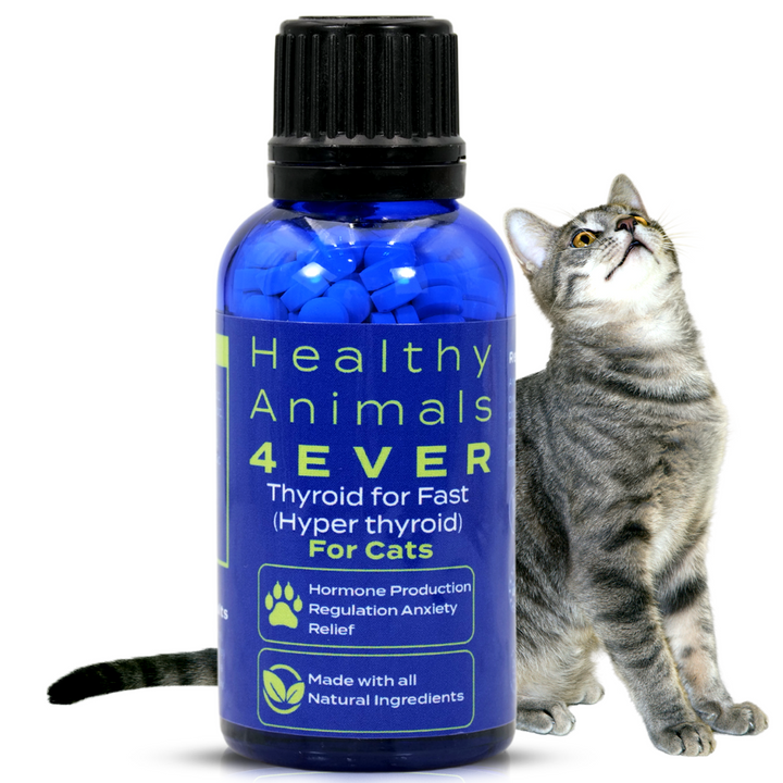 Natural Hyperthyroidism Support Formula for Cats, 300 Pellets, 30-Day Supply