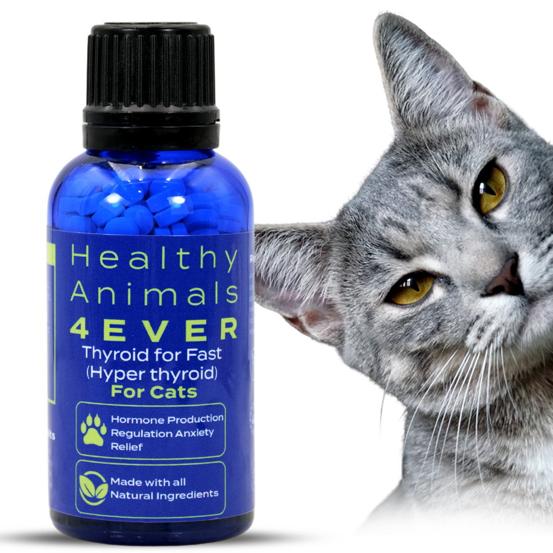 Natural Hyperthyroidism Support Formula for Cats, 300 Pellets, 30-Day Supply