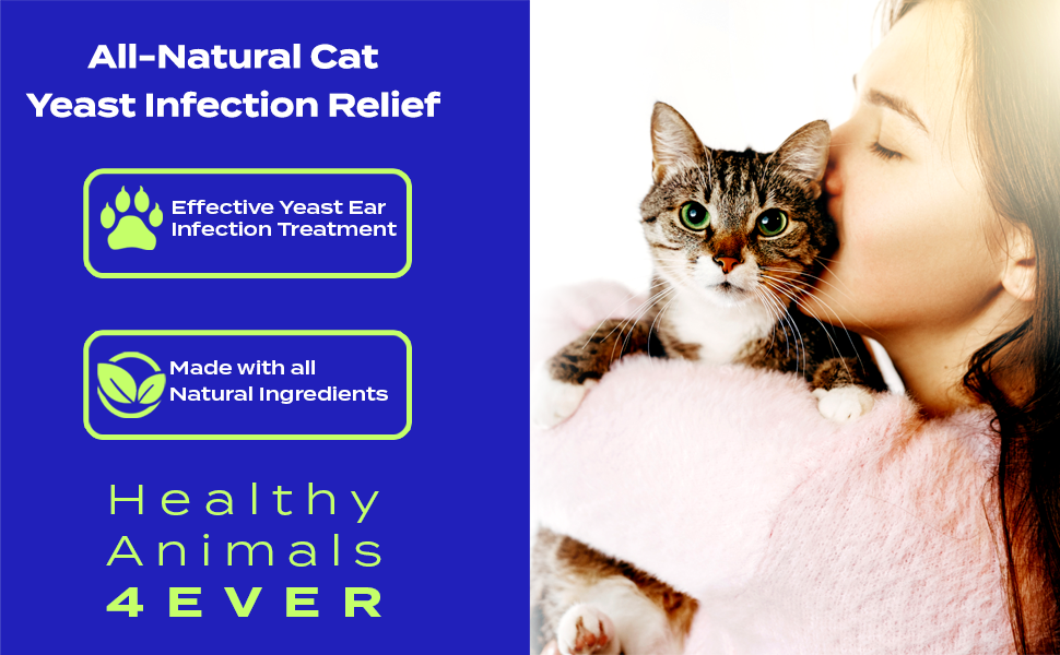 Yeast Infection Relief for Cats-  Six Pack- Save 50%