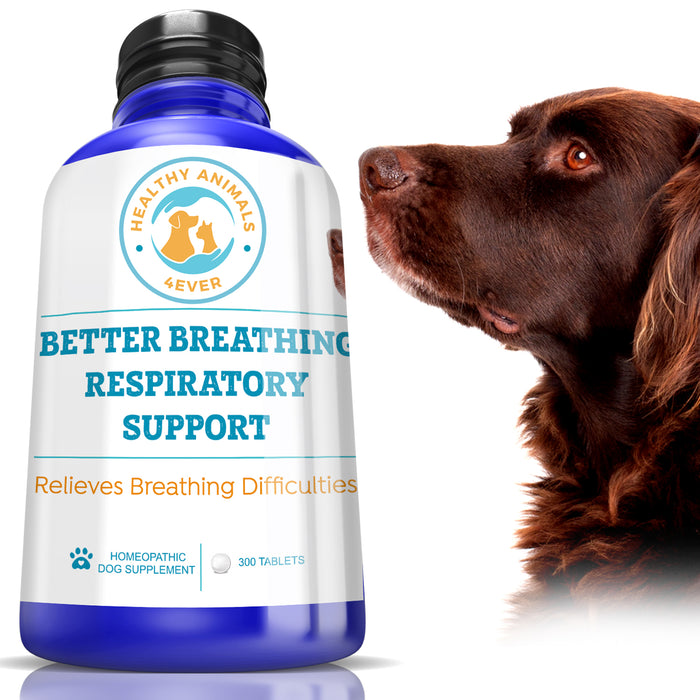 Better Breathing Respiratory Support Formula for Dogs, 300 Pellets, 30-Day Supply