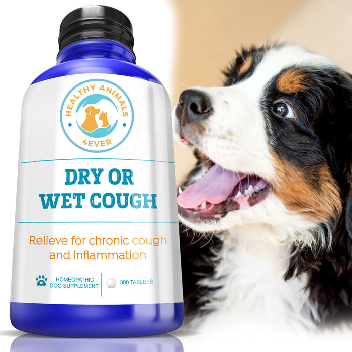 Dry or Wet Cough Formula for Dogs, 300 Tablets, 30-Day Supply