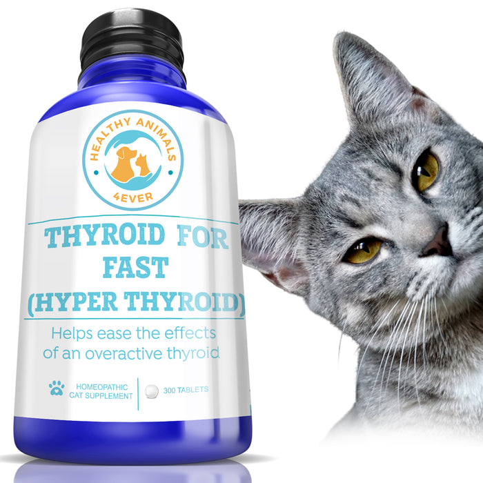 Natural Hyperthyroidism Support Formula for Cats, 300 Pellets, 30-Day Supply