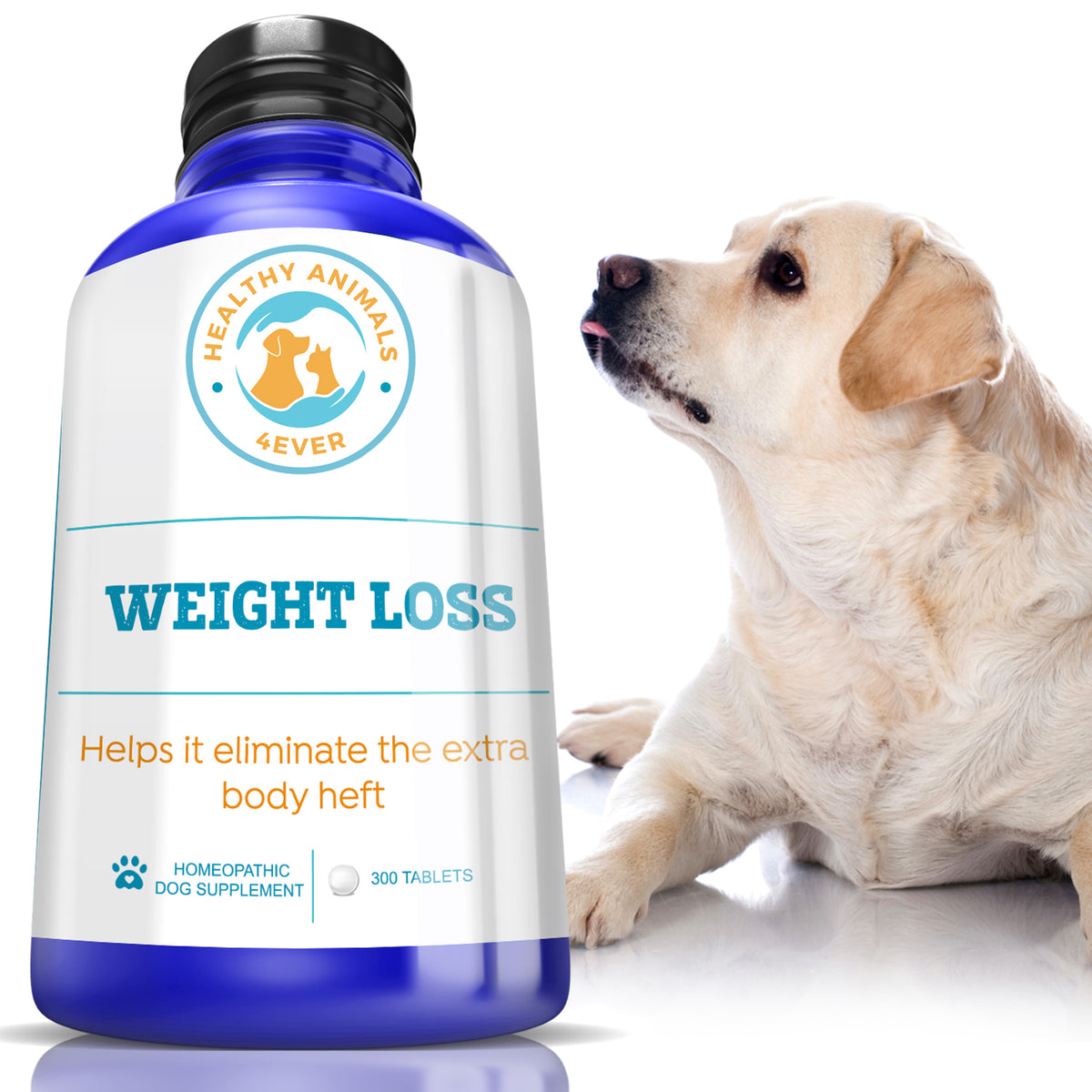 Weight Loss Formula for Dogs 300 Pellets 30 Day Supply Healthy