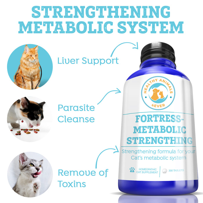 Fortress-metabolic Strengthening Formula for Cats Triple Pack- Save 30%