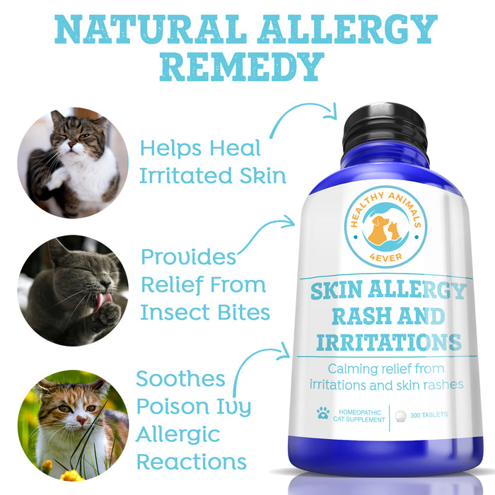 Skin Allergy Rash and Irritations - Cats — Healthy Animals 4Ever