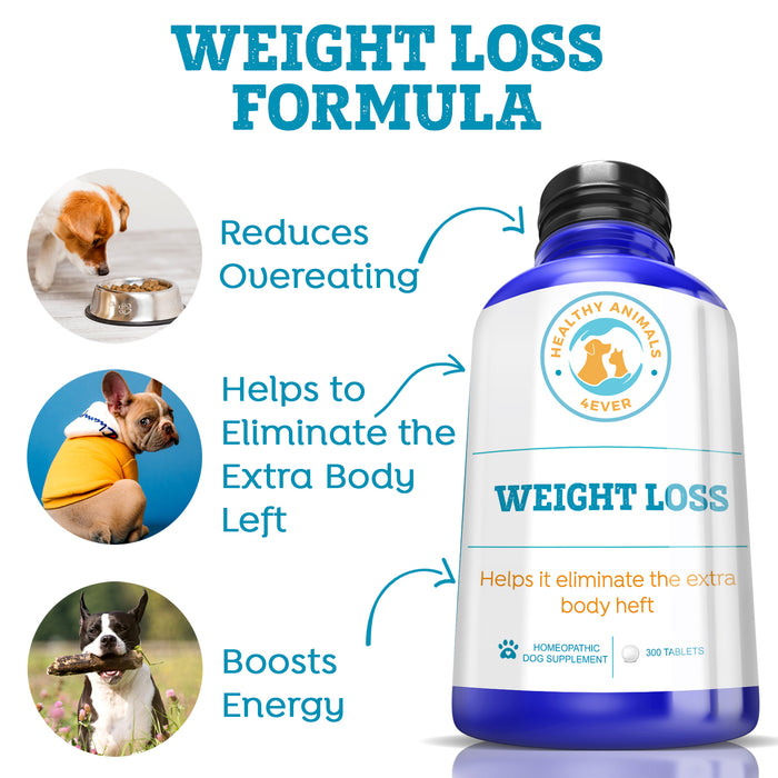 Weight Loss Formula for Dogs, 300 Pellets, 30-Day Supply