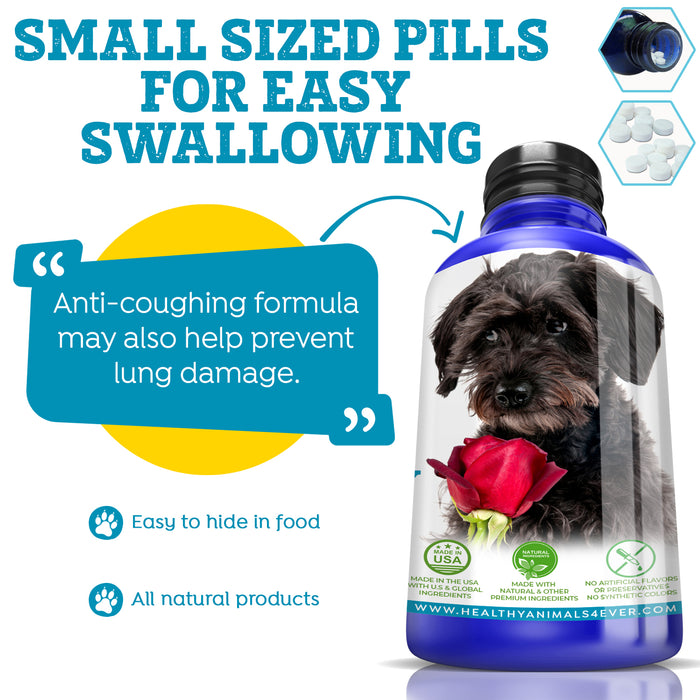 Sneezing and Wheezing Due to Allergy Formula for Dogs, 300 Tablets, 30-Day Supply