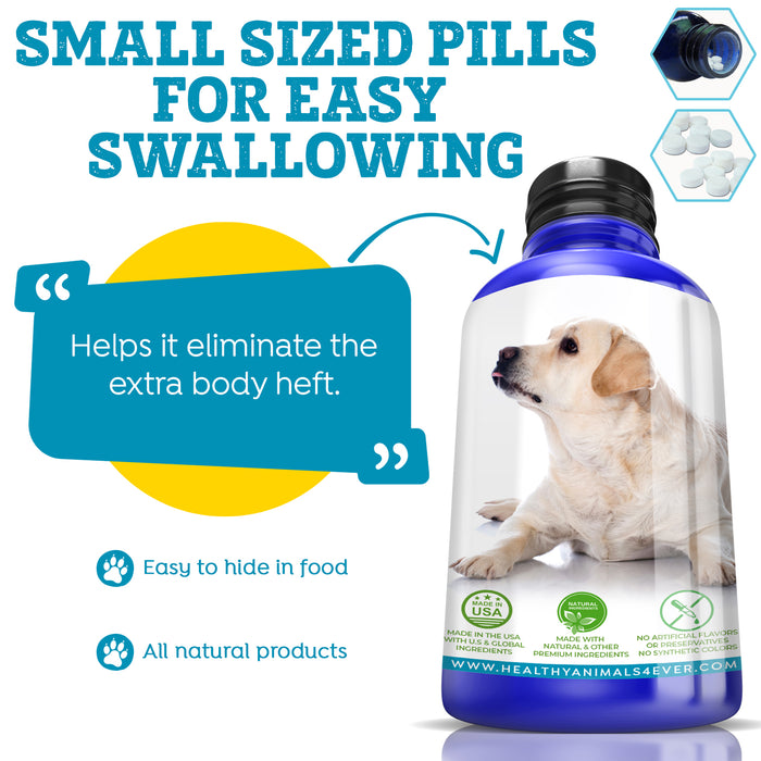 Weight Loss Formula for Dogs, 300 Pellets, 30-Day Supply